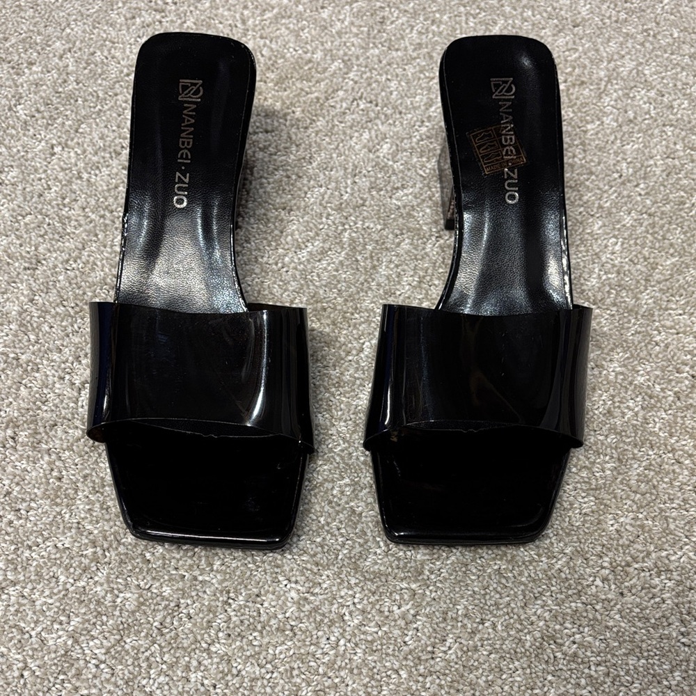 Black Women's Slide Sandals